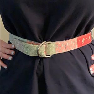 Vineyard vines patchwork belt